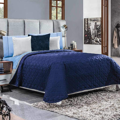 Cubrecama Eclipse Azul Marino